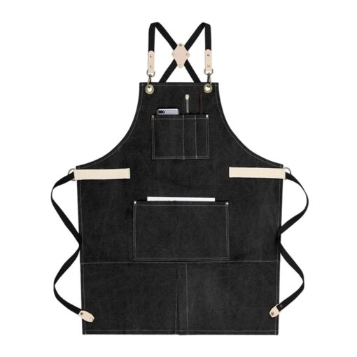 Split-Leg Canvas Apron Crossback Straps